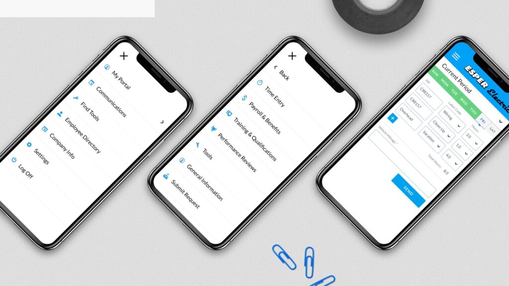 Esper Electric custom software on smartphones