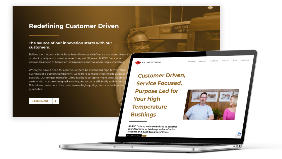 ROC Carbon - Website Redesign 2